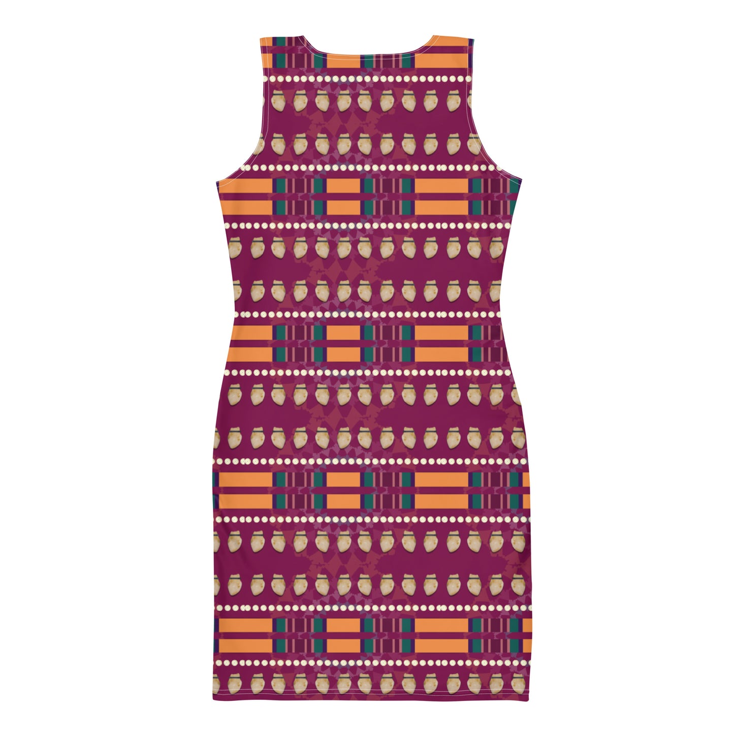 Plum Arrows Bodycon dress