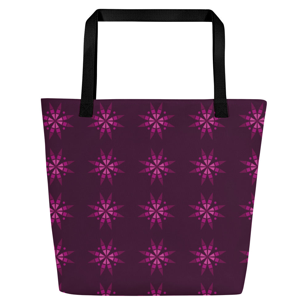 Chokecherry Geo Blossoms Tote