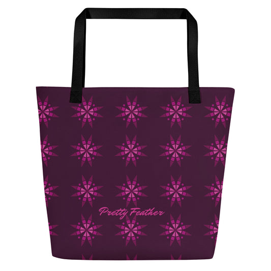 Chokecherry Geo Blossoms Tote