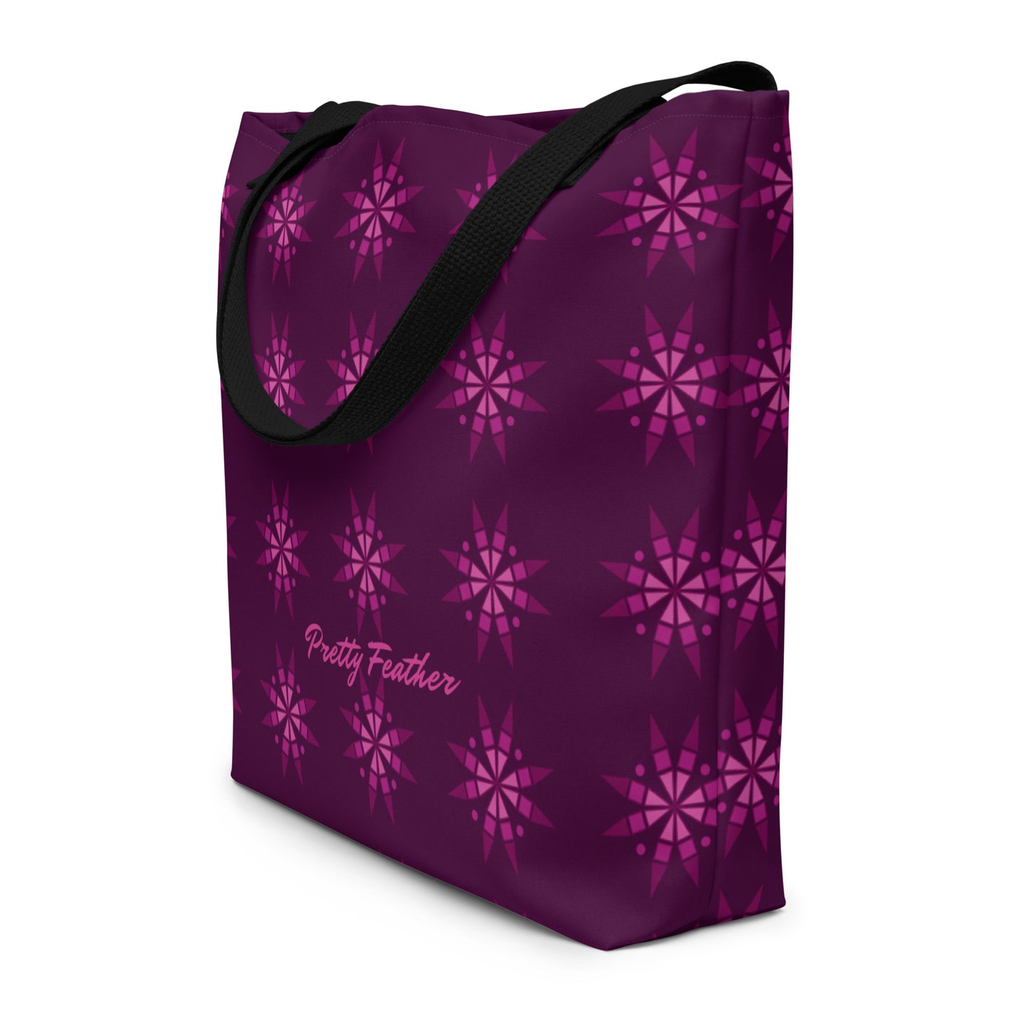 Chokecherry Geo Blossoms Tote