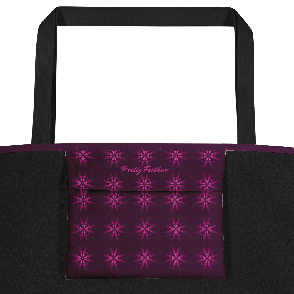 Chokecherry Geo Blossoms Tote