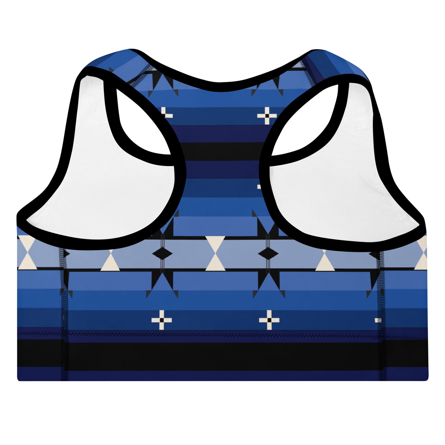 Blue Powwow Sports Bra